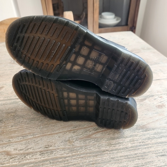 DR.MARTENS ZIP NAPPA 1460 BLACK Combat Moto boots, US Mens 4,US Women's 5 - Picture 8 of 12